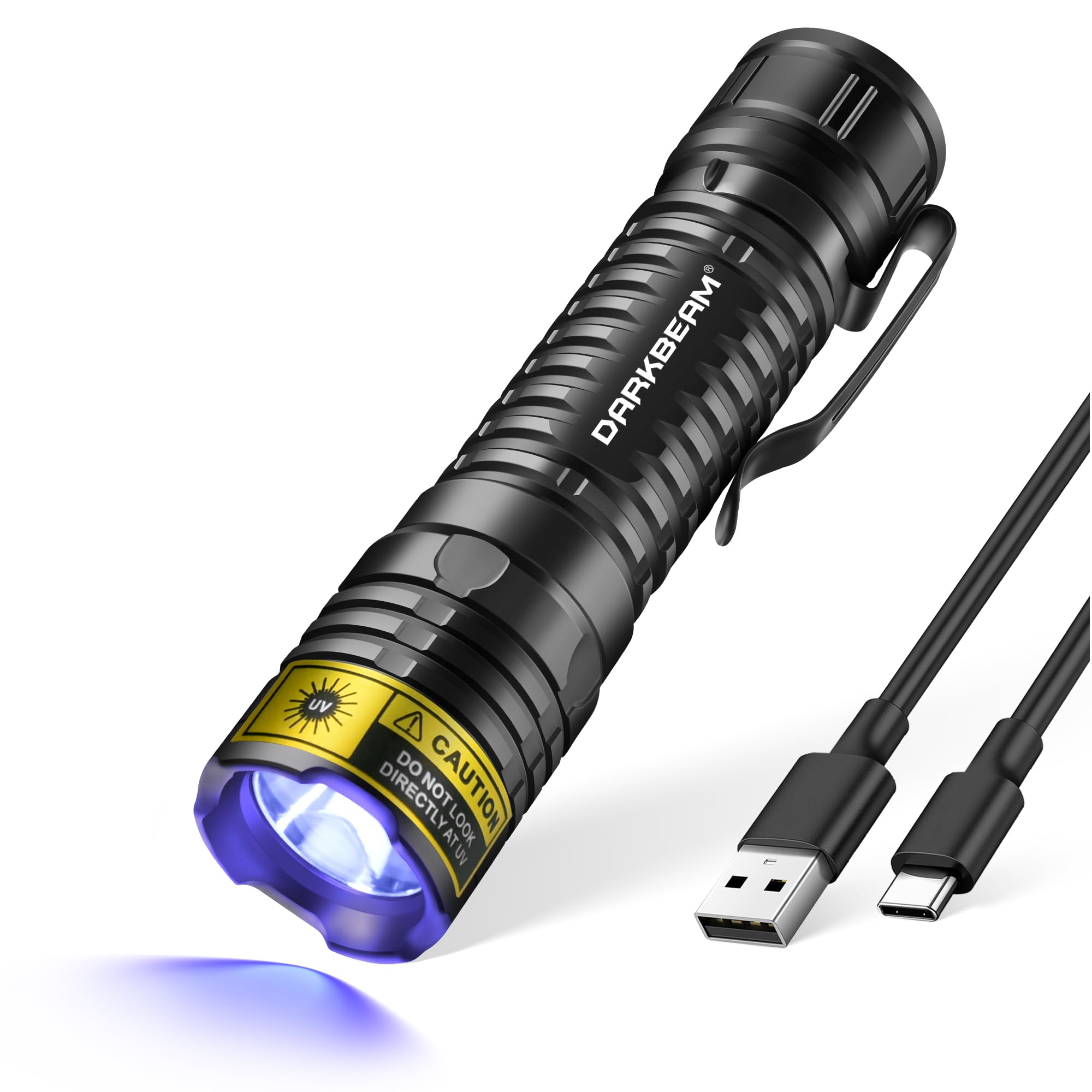 Amazon.com: DARKBEAM UV Flashlight 395nm Blacklight LED Black